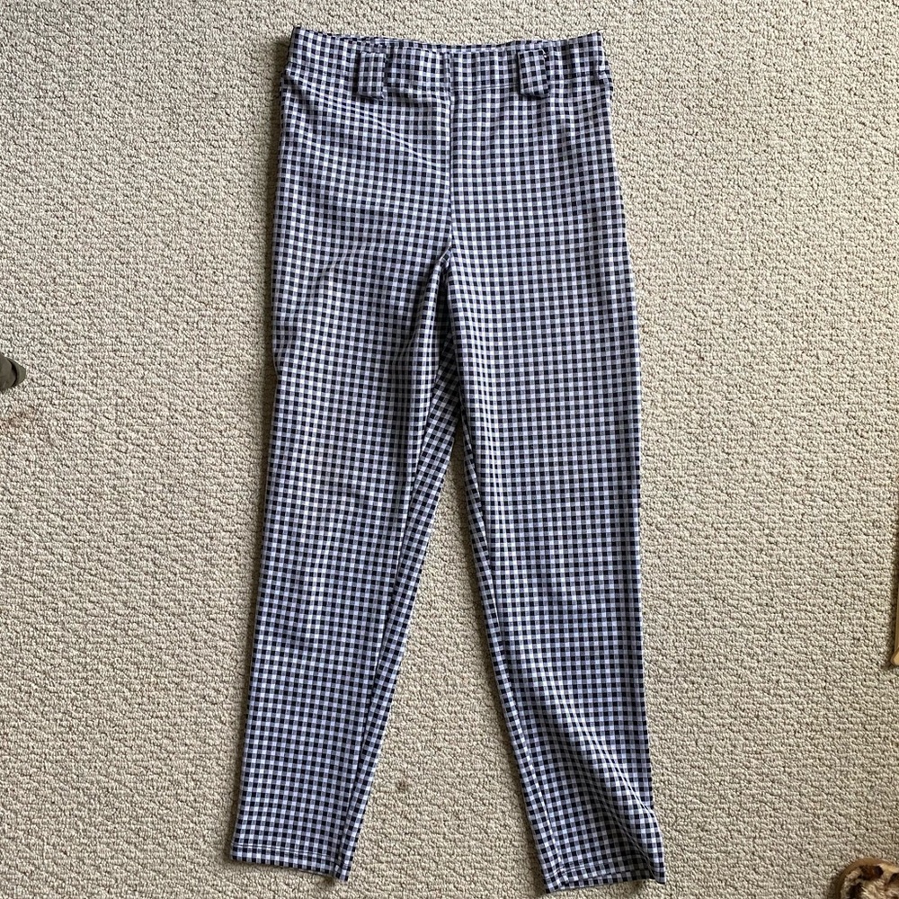 forever 21 skinny checkered pants